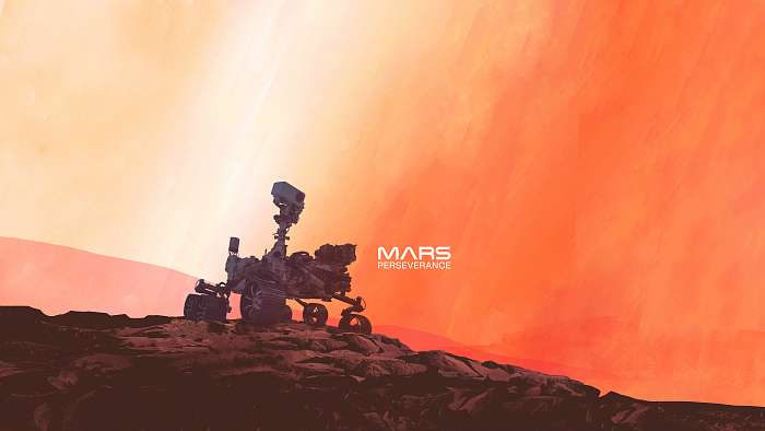 Perseverance Rover a Marson (Illusztráció), Fotóművészek