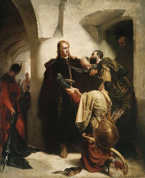 Hunyadi László búcsúja, Benczúr Gyula Hunyadi László búcsúja, Benczúr Gyula