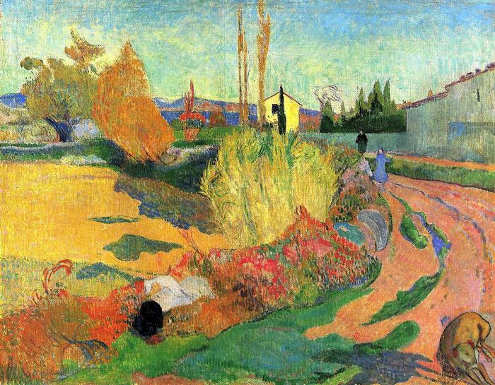 Arles-i tájkép, Paul Gauguin