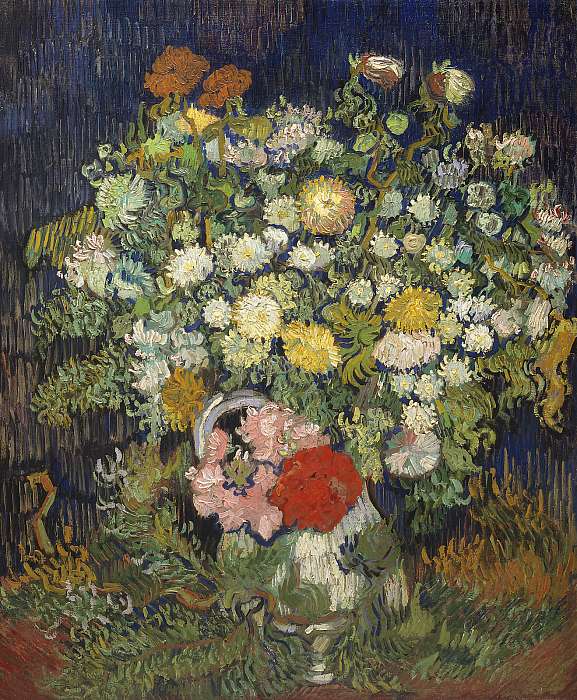 Virgcsokor vázában, Vincent Van Gogh
