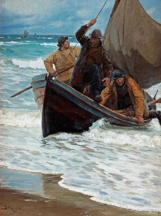 Halászok hazatérése 2., Peder Severin Kroyer