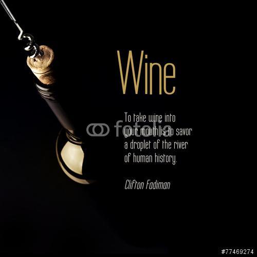 Inspiráló idézet a borról., Premium Kollekció