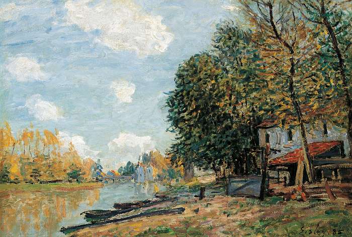 Moret, A Loing foyló partja, Alfred Sisley