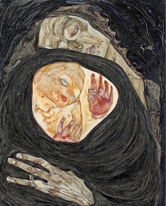 Halott anya I., Egon Schiele