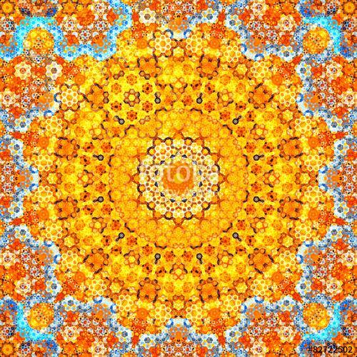 Colorful geometric kaleidoscope fractal, Premium Kollekció