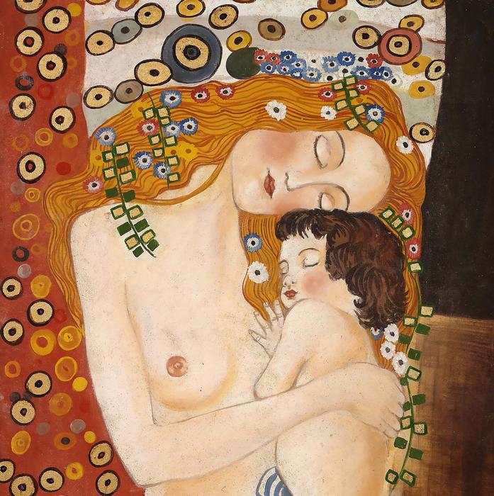 FV - A nő három életkora (átdolgozás, részlet), Gustav Klimt