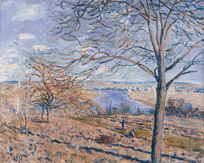 A Loing folyó ősszel, Alfred Sisley