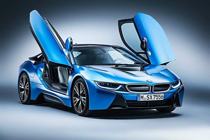 BMW i8 Blue Photo RF, 