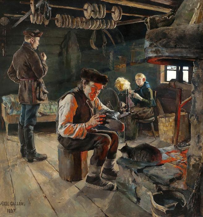 Vidéki élet (1887), Akseli Gallen-Kallela