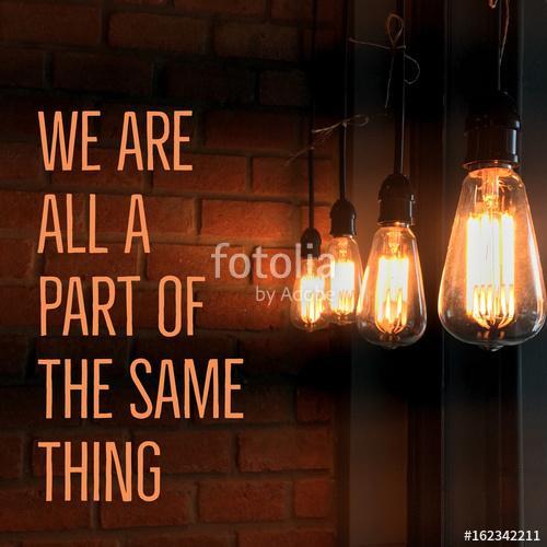 Inspirational and motivation quote on blurred light bulb backgro, Premium Kollekció