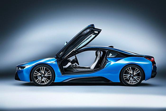 BMW i8 Blue Photo LS, 