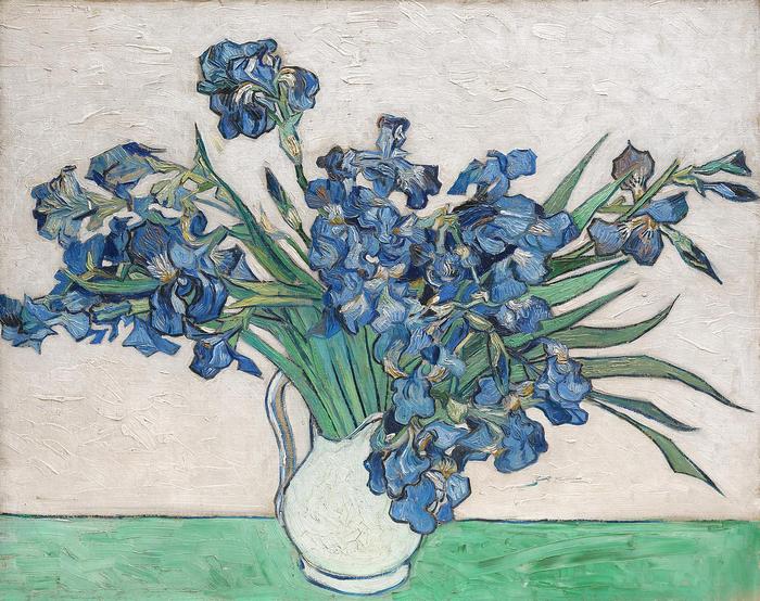 Íriszek vázában (1890), Vincent Van Gogh