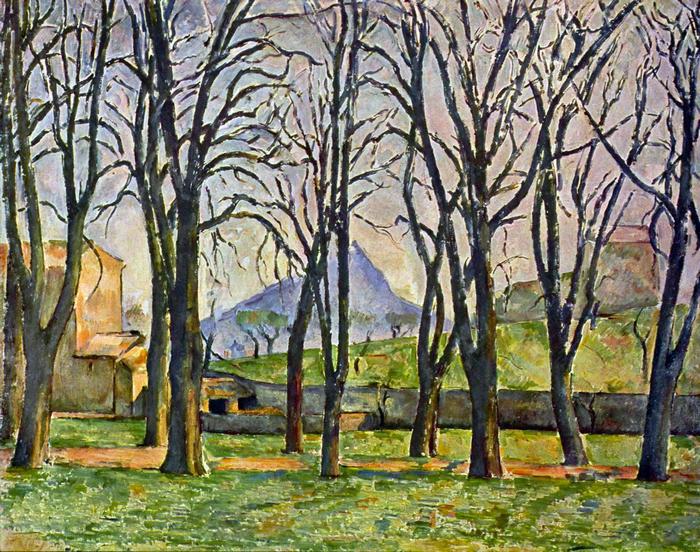 Diófák Jas de Bouffan-ban, 1885-1886, Paul Cézanne