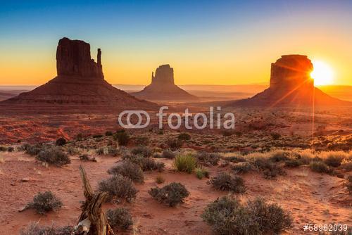 Monument Valley twilight, AZ, USA, Premium Kollekció