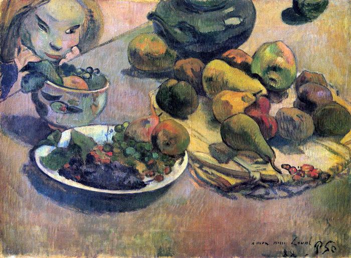 Csendélet gyümölcsökkel, Paul Gauguin