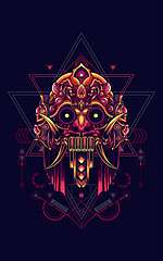 Barong balinéz maszk, 