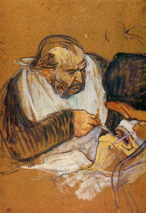 Doctor Pean operál, Henri de Toulouse Lautrec