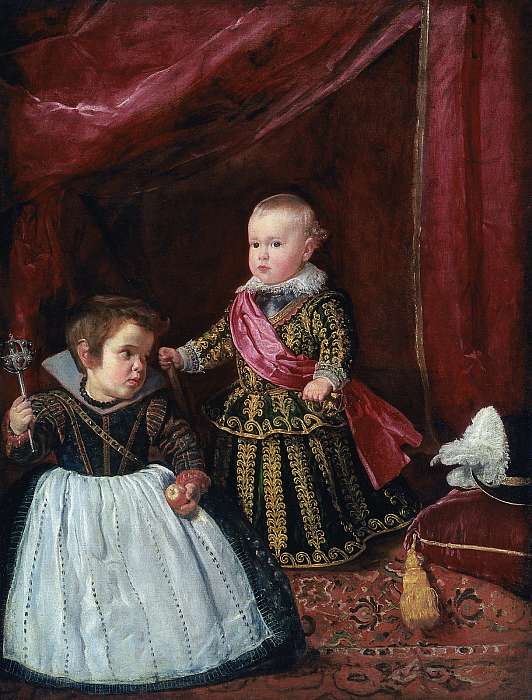 Balthasar Károly herceg egy  törpével, Diego Velázquez