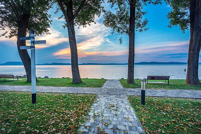 Ősz a strandon (Balatonlelle), 
