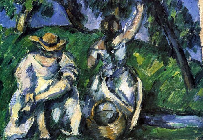 Hölgyek a kertben, Paul Cézanne