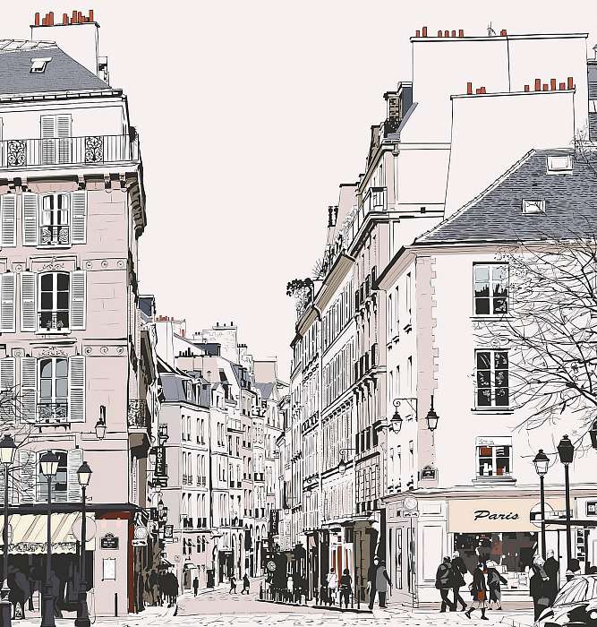 Párizs - utca Saint Germain-ban, Premium Kollekció