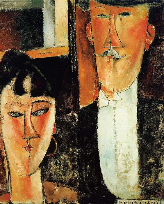 Menyasszony és a vőlegény, Modigliani