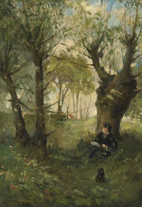 Auvers-i jelenet, Berthe Morisot
