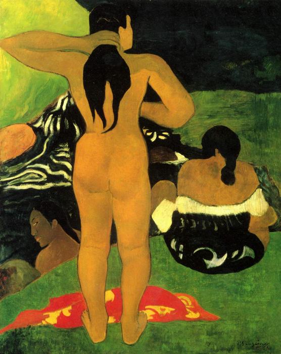 Tahiti nők a tengerparton, Paul Gauguin