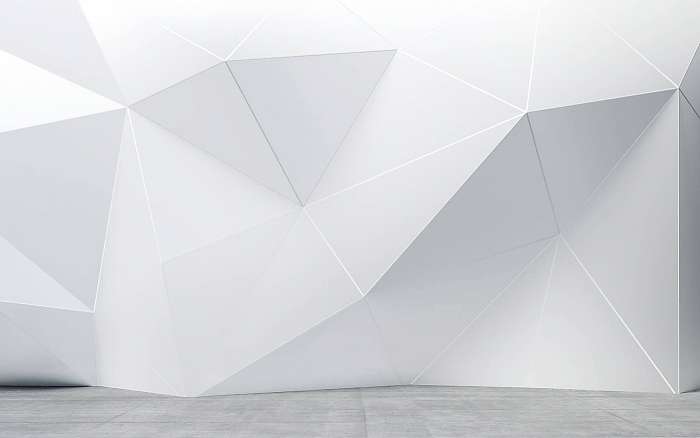 abstract interior wall with polygonal pattern, Premium Kollekció