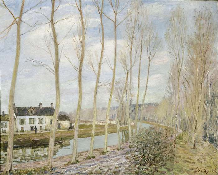 A Long csatorna, Alfred Sisley