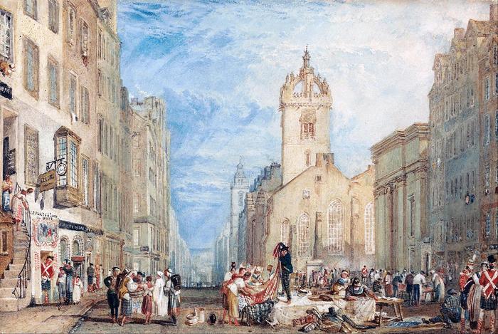 High Street, Edinburgh (színverzió 1), William Turner