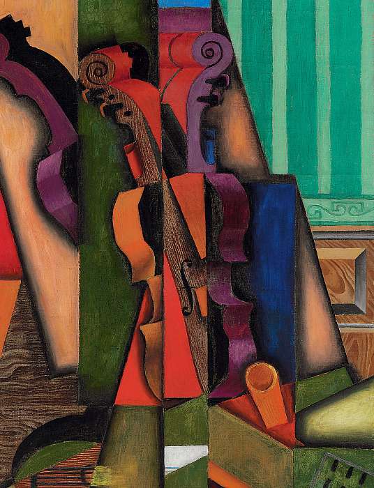 Hegedű és gitár, Juan Gris