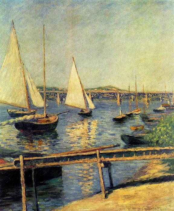 Vitorlások Argenteuil-nál, Gustave Caillebotte