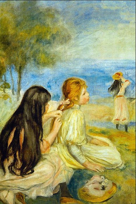 Lányok a  tengerparton, Pierre Auguste Renoir