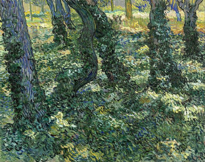 Erdei aljnövényzet, Vincent Van Gogh