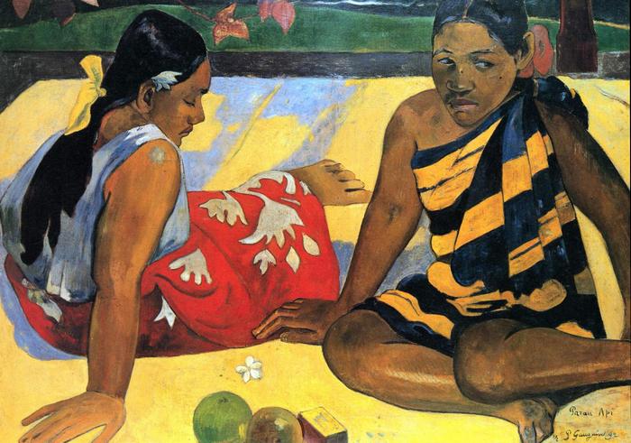 Két tahiti nő, Paul Gauguin