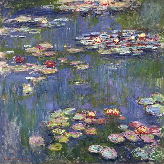 Tavirózsák (1916), Claude Monet
