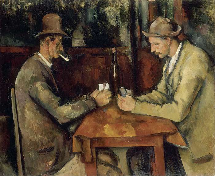 Kártyázók (2 férfi) (1894-95), Paul Cézanne