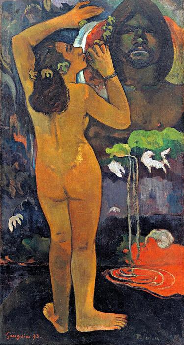 Hina Te Fatou (A Hold és a Föld)  - Színverzió 1., Paul Gauguin