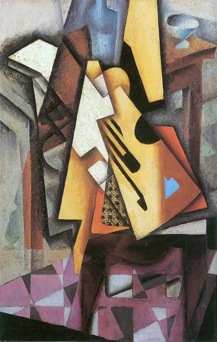 Gitár és szék, Juan Gris