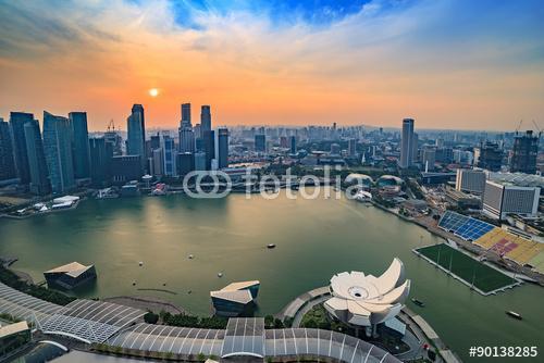 Szingapúr város látképe, Premium Kollekció