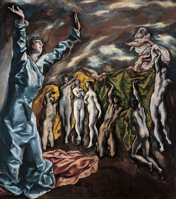 Szent János látomása, El Greco