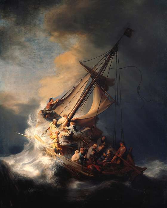 Vihar a galileai tengeren (1633), Rembrant van Rijn
