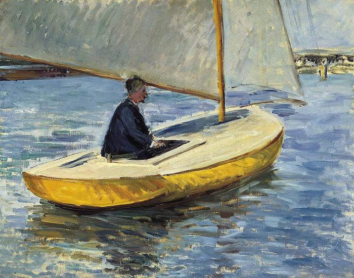 Sárga vitorlás, Gustave Caillebotte