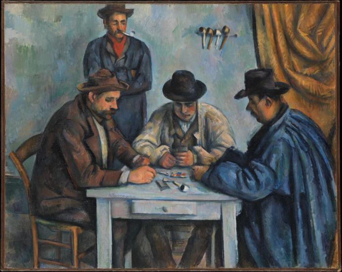 Kártyázók (4 férfi), Paul Cézanne