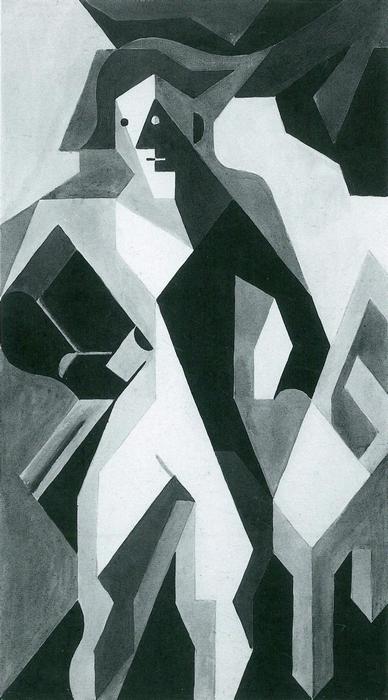 Harlekin székkel, Juan Gris