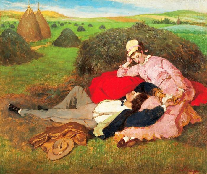 Szerelmespár (1870), Szinyei Merse Pál