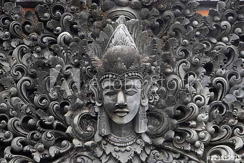 Balinéz szobor, Bali Indonézia, 