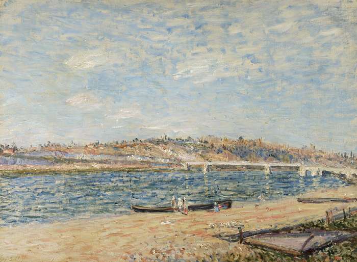 Bárka Saint Mammenál, Alfred Sisley