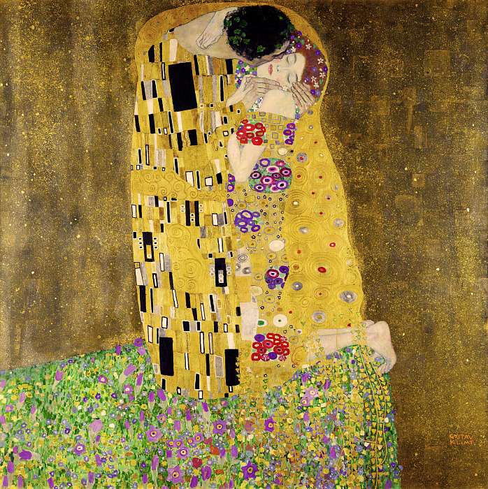 A csók, 1908, Gustav Klimt